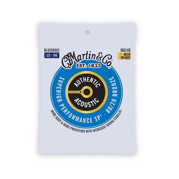 Authentic Acoustic SP Guitar Strings 80 20 Bronze